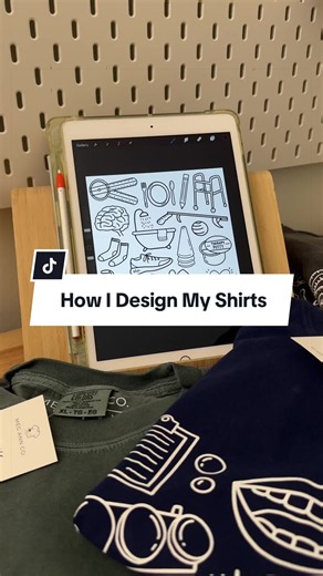 How I Design My T-Shirts with Procreate on iPad