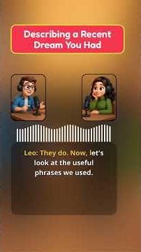 Describing a Dream: English Conversation for Listening Practice | Learn English Podcast