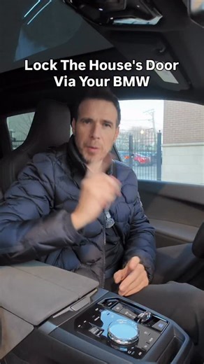 Here's a cool integration between your Alexa app in the car and your smart home. You can check the status of your door lock via the BMW iDrive and then lock the door. In this demo wr're showing the new @aqara.smarthome.official U400 smart lock. | BMWBLOG