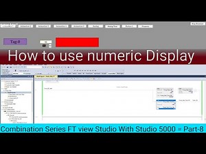 How to Use Numeric Display || FactoryTalk View Studio || Studio 5000