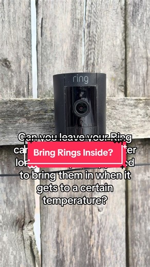 We haven’t had a problem with them in previous winters but we’re supposed to get veryyyy cold temperatures here the next week so I’m not sure if it will damage them to be outside in those extreme colds. Thanks for any advice you can give! #ringcamera #extremecold #electronics #help #advice