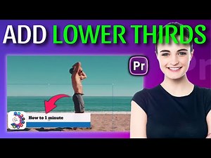 How do I add lower thirds in Premiere?