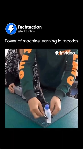 Interesting Tech Videos!🎬 on Instagram: "Robots are no longer limited to rigid, prewritten commands. This path-memory robot demonstrates a new approach where machines learn physical tasks through human demonstration instead of traditional programming. Rather than coding every movement, a person simply guides the robotic arm through the task once. The system records the full motion path, including joint angles, speed, and grip behavior, using machine-learning models trained on real-time motion d