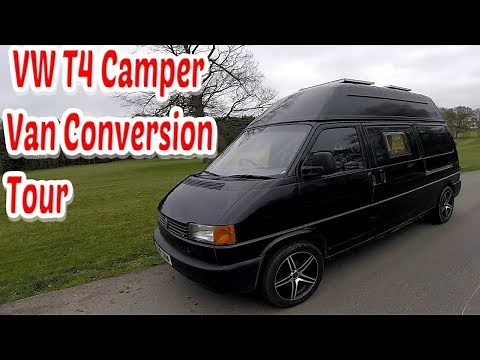 VW T4 Camper Van Conversion Tour - High Top LWB Off Grid Campervan
