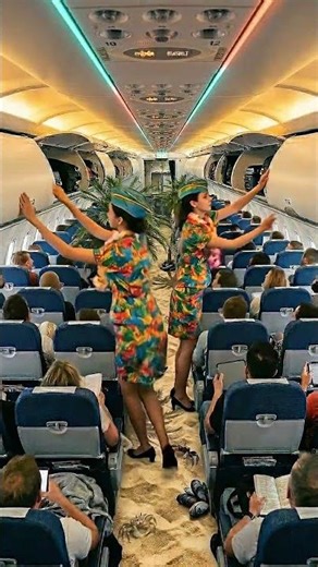 I Turned This Boring Flight Into the Ultimate Beach Party 🌴