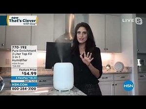 Pure Enrichment 3 Liter Top Fill 3in1 Humidifier