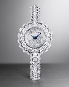 21K views · 602 reactions | Spotted at Watches And Wonders: Haute Joaillerie meets Time. Entirely made in Chopard’s high jewellery workshops and recalling the delicacy of antique floral lace, the new Precious Lace diamond watch unites time and craftsmanship in rare, sculpted brilliance. Discover more creations revealed this year: https://chopard.website/4iWTMNy #Chopard #WatchesAndWonders2025 #PreciousLace | Chopard | Facebook