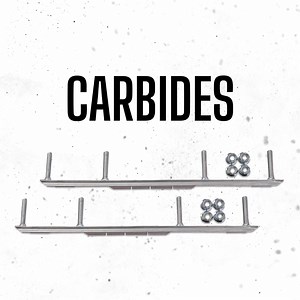 Carbides for C&A Pro Snowmobile Skis
