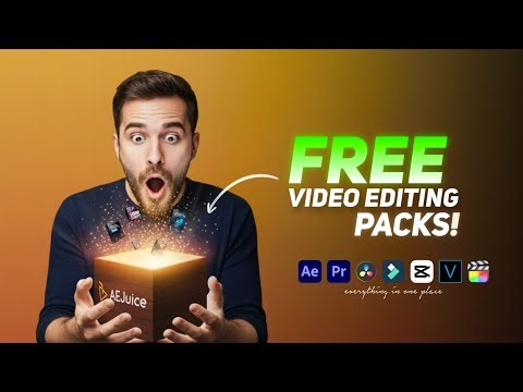 Free Video Editing Packs for PC Editors | AEJuice