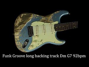 Smooth Funk Groove long backing track Dm9 Gm7 92bpm