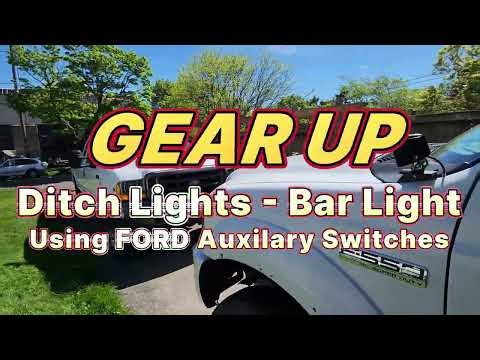 Wiring FORD Auxilary Switches For Offroad Lighting