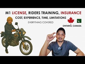 How to buy a Motorbike & Get M1,M2 License with Insurance in Canada ON
