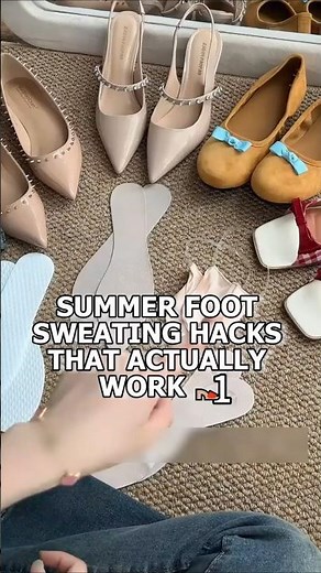 Summer Foot Sweating Hacks That Actually Work 👡