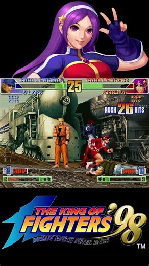 Kof 98 Combo hack - Athena #SNK #COMBOS #fightcade #kof #kof2002