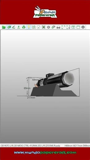 Sable de Luz de Darth Vader – Star Wars Papercraft | Modelo Gratis