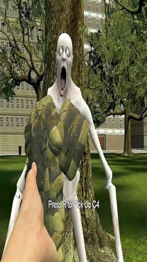 I Found Rainbow SCP-096 Hiding Under the Tree #SCP096 #Gmod #GarrysMod