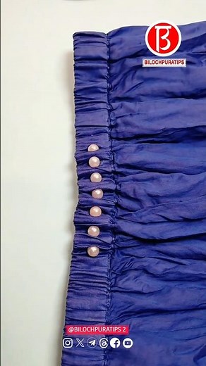 Altering an elastic-waist skirt from a larger to a smaller size #bodystyle #waistline #bodycomp