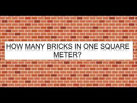 How many bricks per square meter(m2) | South Africa