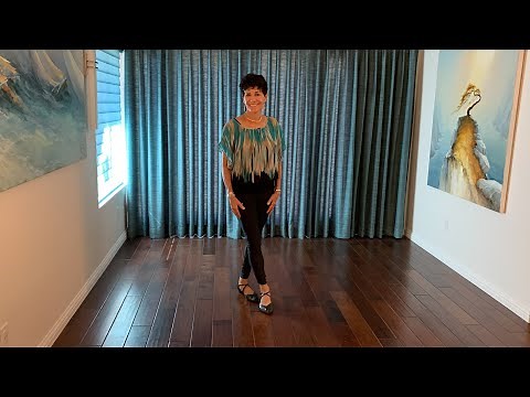 Hoochie Coochie line dance demonstration and tutorial by Stephie