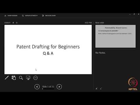 LIVE_Patent Drafting for Beginners