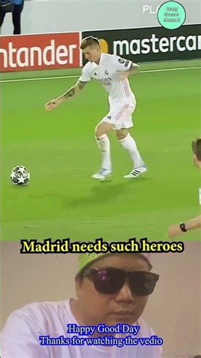 100% very important Real Madrid needs such heroes 😮🙏 #kroos #modric #realmadrid #vinicius#shorts