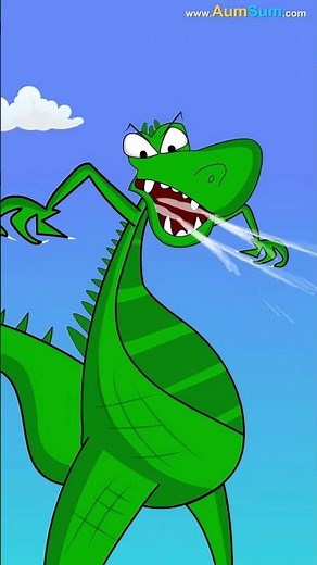 Godzilla - Part 1 | #aumsum #kids #shorts #science