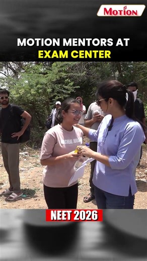 NEET 2026: Motion Mentors at Exam Center #neet2026 #neetmotivation #neetexam | Motion NEET