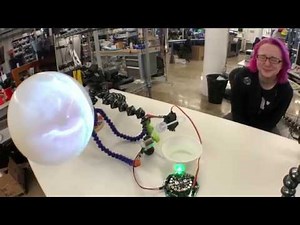 bubble sort @adafruit #CRICKIT & @CircuitPython animated audio animatronics