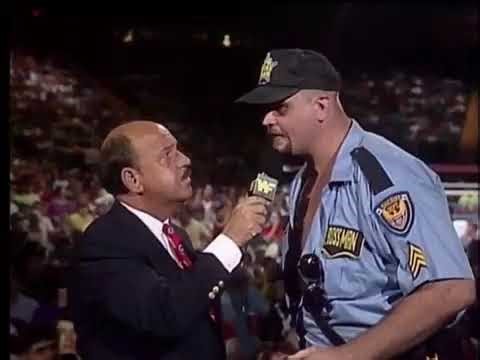 Big Boss Man Returns After Being Attacked by Nailz (WWF Superstars 7/18/92)