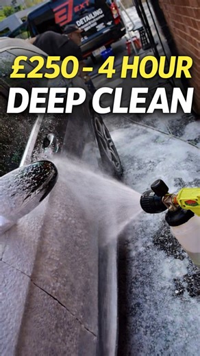 £250 4 hour deep clean car detail
