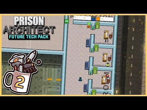 Glass EVERYTHING For Transparency | Prison Architect - Future Tech #2