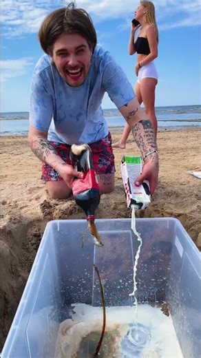 Epic Beach Prank Adventure! 🌊😂 #shorts