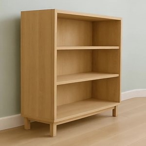 Modern 3-shelf Bookcase PDF Plan: Minimalist DIY Wooden Bookshelf (digital Download) - Etsy Canada