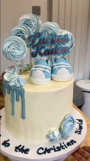 Beautiful Christening Cake 🎂 #cake #cakes #christening #christeningcake