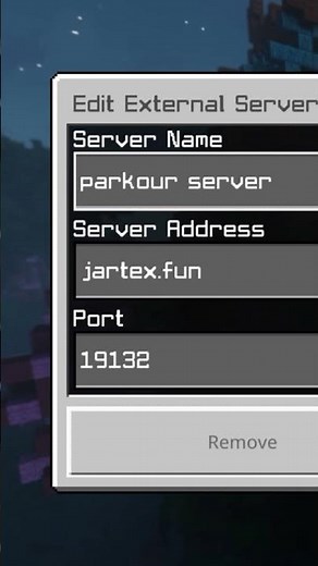 BEST MINECRAFT PARKOUR SERVER MCPE/JAVA #minecraft #mcpe #java #viral #parkour