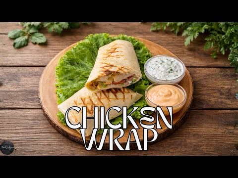 Ultimate and Healthy Chicken Wrap | Quick and Easy Recipe by Food Gully 109