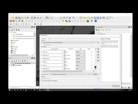 Change the properties of an attribute field in QGIS