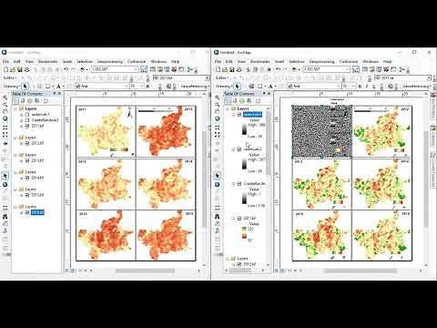 Common / single legend for more than one rasters in ArcGIS (for integer rasters)