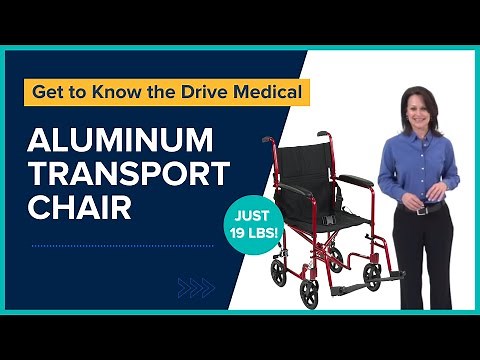 Lightweight Aluminum Transport Chair from Drive Medical
