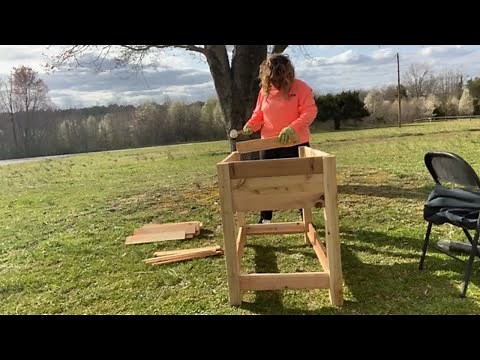 How to Assemble an Vigoro Elevated Cedar Wood Garden Bed| Product Review|Unbox| Easy| Save Time| DIY