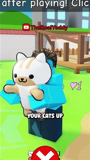 The most wholesome game on Roblox right now 🥺🐱