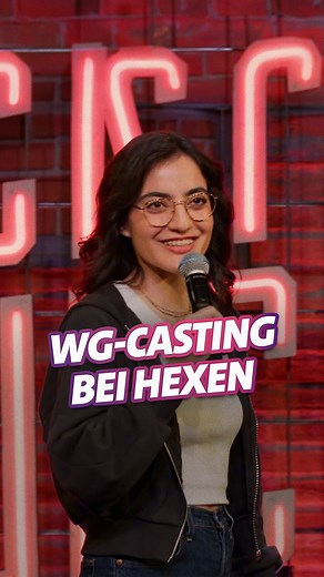 ARD Stand-Up on Instagram: "Teilt das Reel mit jemandem, der auch alles für ein WG-Casting tun würde😅 Wollt ihr mehr Stand-Up sehen? Folgt gerne 👉 @ardstandup . . . 🎤 Ana Lucía bei Mittermeiers Lucky Punch Comedy Club #StandUp #Comedy #ARD #BR #LuckyPunchClub #AnaLucía #WGCasting #Hexen"
