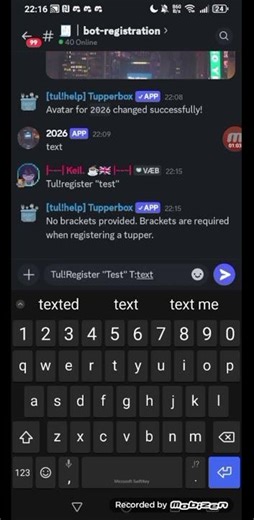how to make your own talkable bot using Tul on discord!