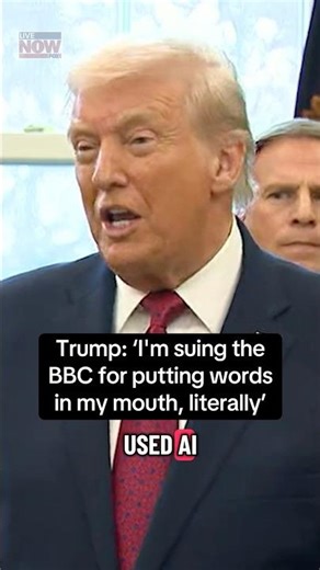 Trump: ‘I'm suing the BBC’