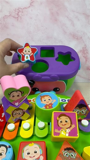 Super Fun Cocomelon Shape Sorting Pals