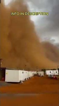 Rare Australian Sandstorm Turns Day Into Darkness | NT Desert Footage #viral