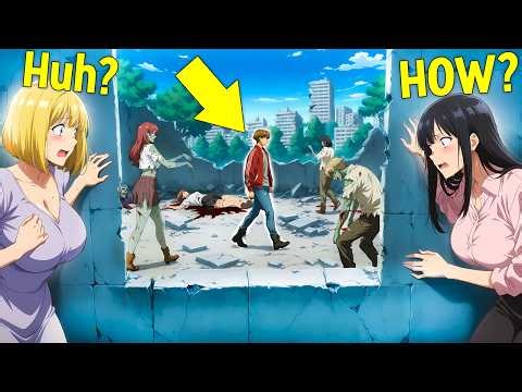 Zombies CAN'T See Him In The Apocalypse So He GRABS All Supplies! - Manhwa Recap