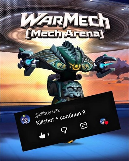 Killshot + Continuum 8 🔥☠️ [Mech Arena Gameplay] #killshot #continuum #gameplay