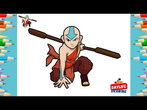 How to Draw Aang from Avatar The Last Airbender