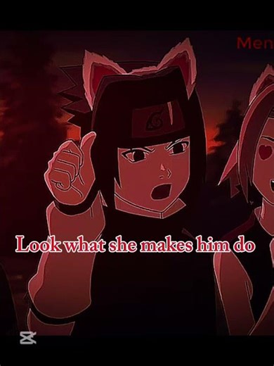 Sasuke becomes a cat😂🐈🐱😂 lol